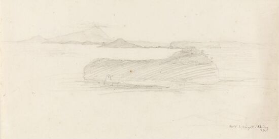 Utsikt mot Nisida fra Scuola di Virgilio, Posilippo