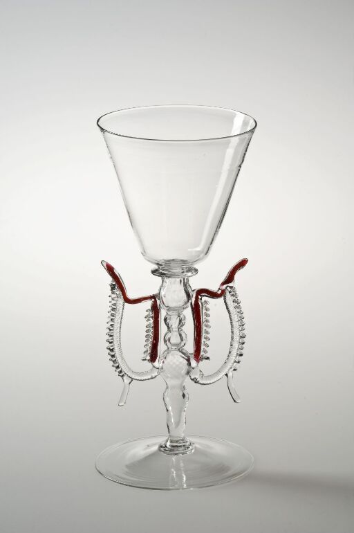 Red wine glass