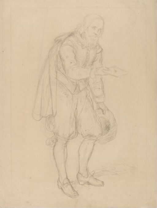 Hoffmann som overrekker et brev