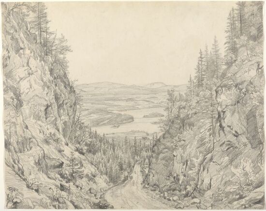 View from Krokkleiva towards Ringerike