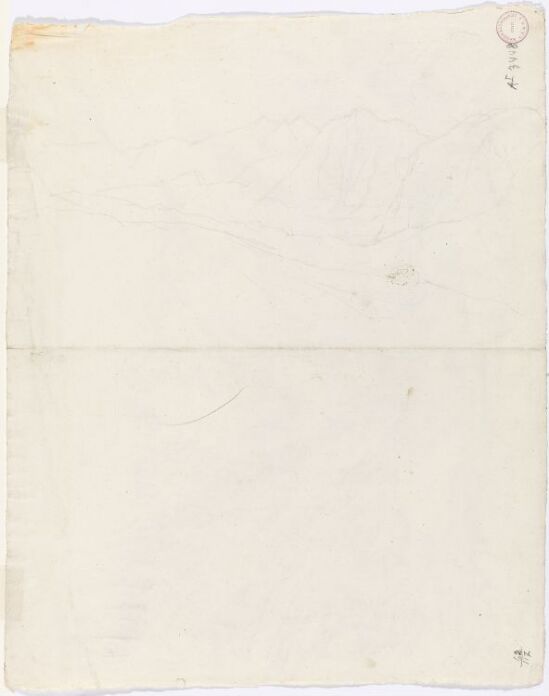 Riss av fjellandskap