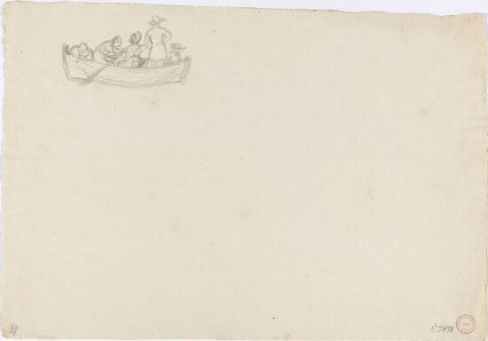 Båt med rorkar og passasjerer