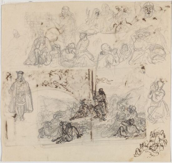 Historisk scene; Håkon Jarl og Karker