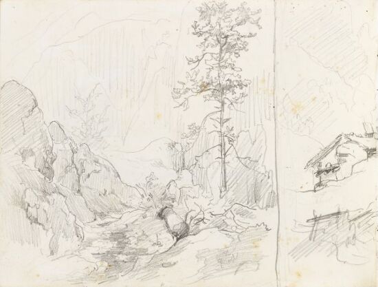 Landskap; fra Oberhasli (fragment)