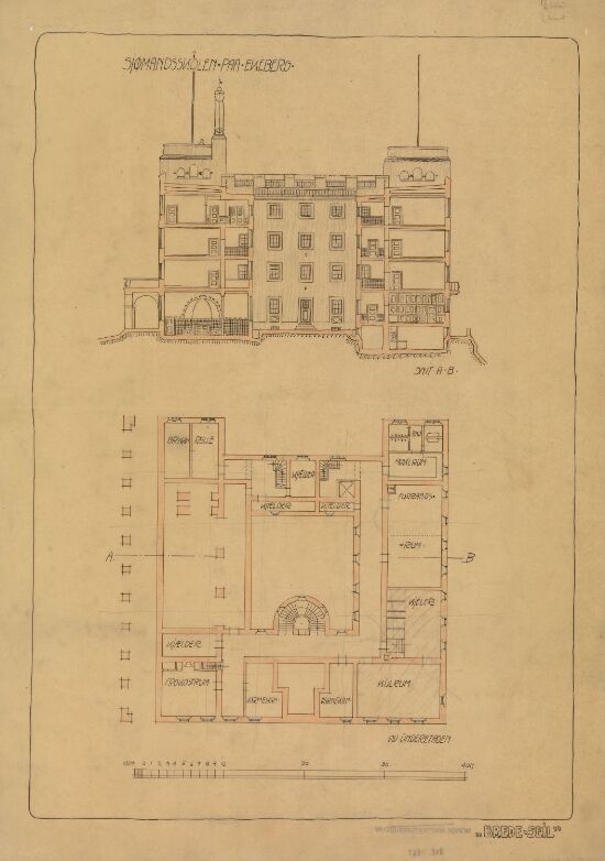 Brede seil. Sjømannskole på Ekeberg