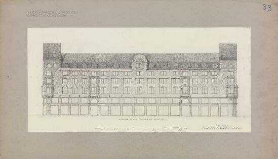 Where the Stift Building Stood. Design for Maritim Building in Kristiania