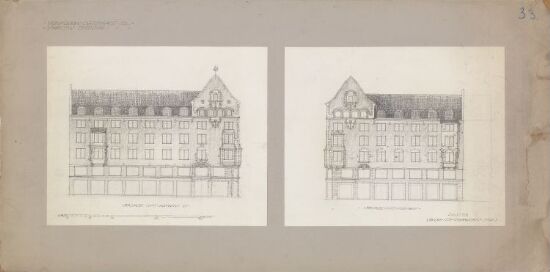 Where the Stift Building Stood. Design for Maritim Building in Kristiania