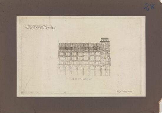 Monument. Maritim Building in Kristiania