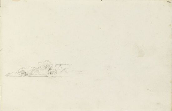 Landskap med husklynge