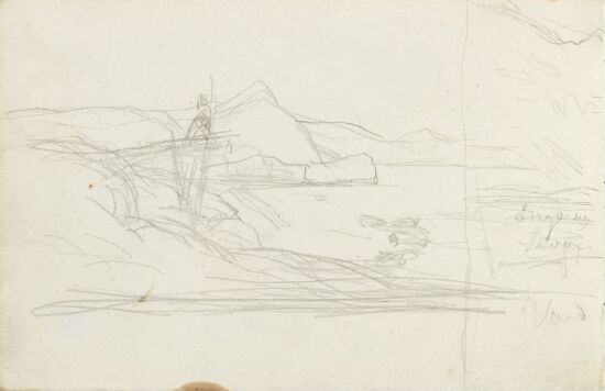 Kystlandskap; Sinclairstøtten ved Kringen (fragment)