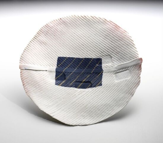 Bladskål med blått