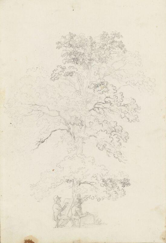 Kunstnere under et tre