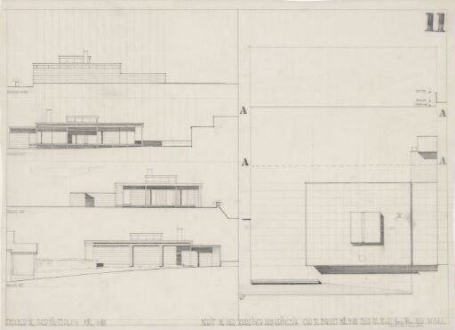 Villa Schreiner. Fasadeoppriss.