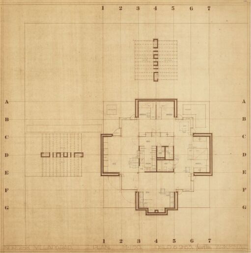 Villa Norrköping. Møbleringplan.