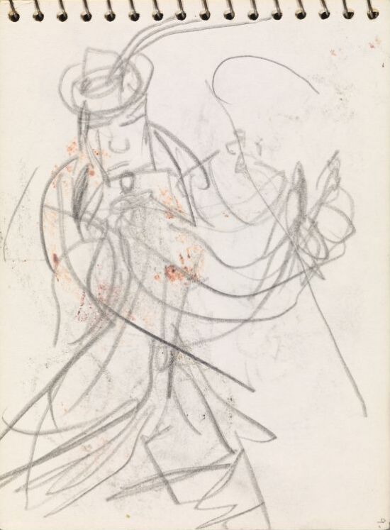 Kvinnefigur med hatt