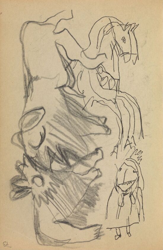 Fantasifigurer; hest og figur