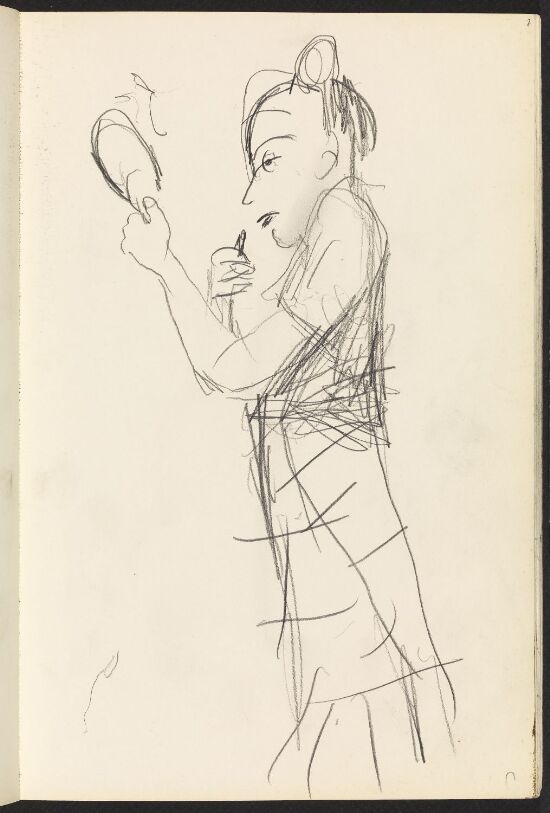 Skuespiller som sminker seg