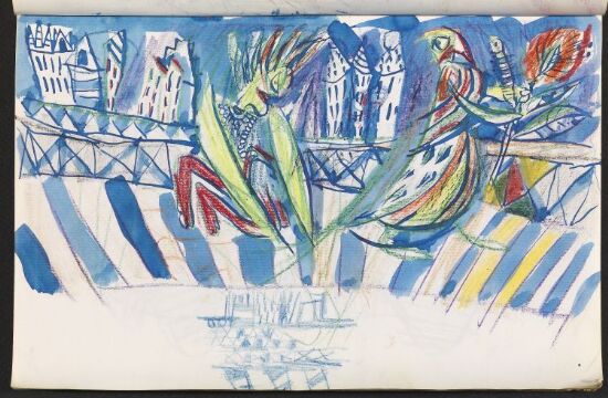 Figurstudier til Legende I