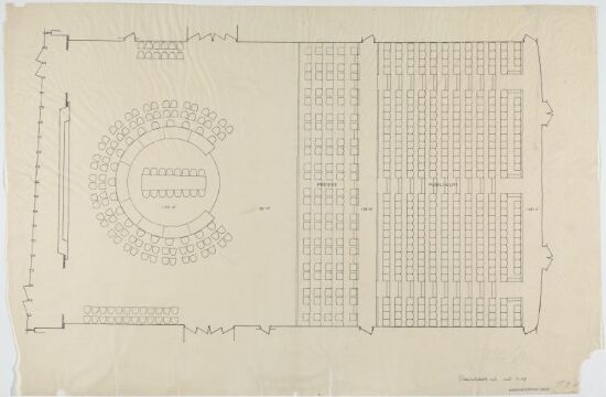 Sikkerhetsrådets sal, plantegning