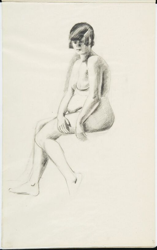 Seated female Nude