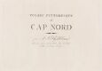 Voyage pittoresque au Cap Nord, tittelblad