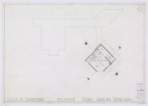 Villa C. Bødtker. Plan