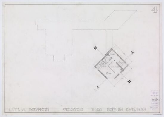 Villa C. Bødtker. Plan