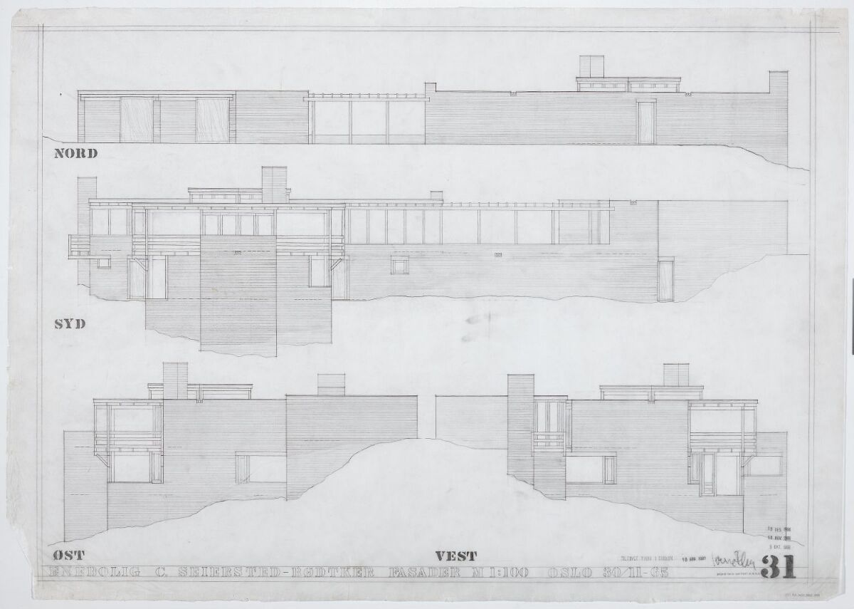 Sverre Fehn, Carl Bødtker, Carl Bødtker House – Nasjonalmuseet – Collection