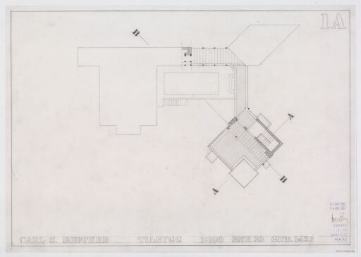 Villa C. Bødtker. Plan