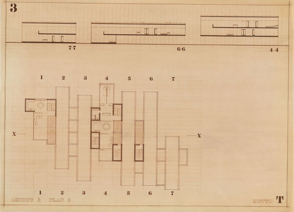 Sverre Fehn, Housing Project, Tønsberg – Nasjonalmuseet – Collection