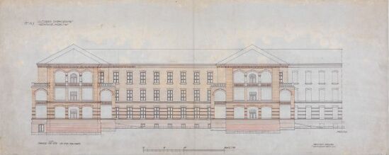 Ullevåls sykehusanlegg – Medisinsk avdeling og rekonvalesenshjem. Fasade