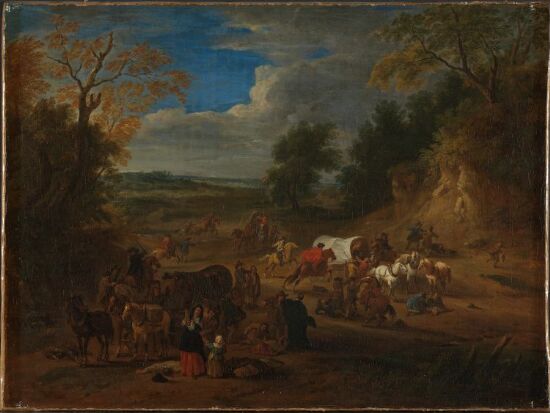 An attack by robbers