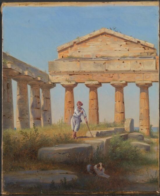 Shepherd boy in the temple, Paestum