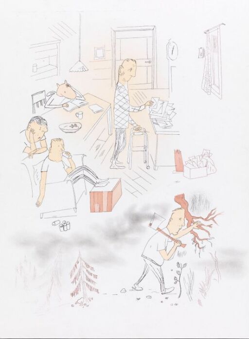 Tredje dagen ville Askeladden ivei