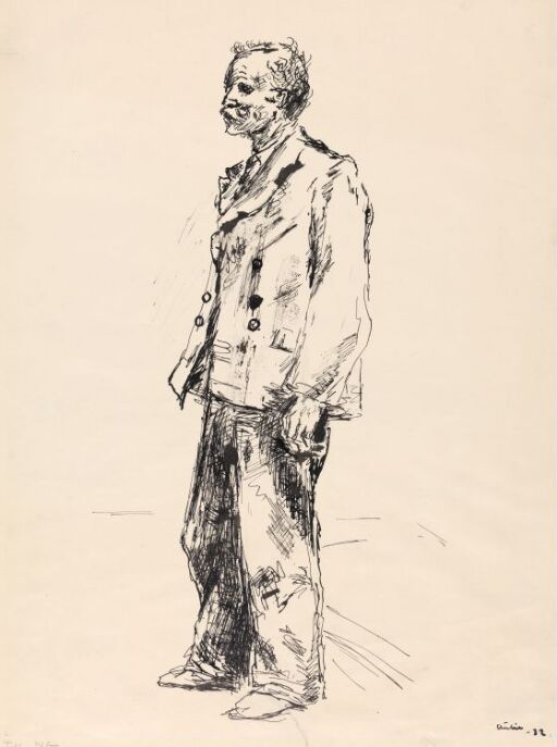 Stående gammel mann