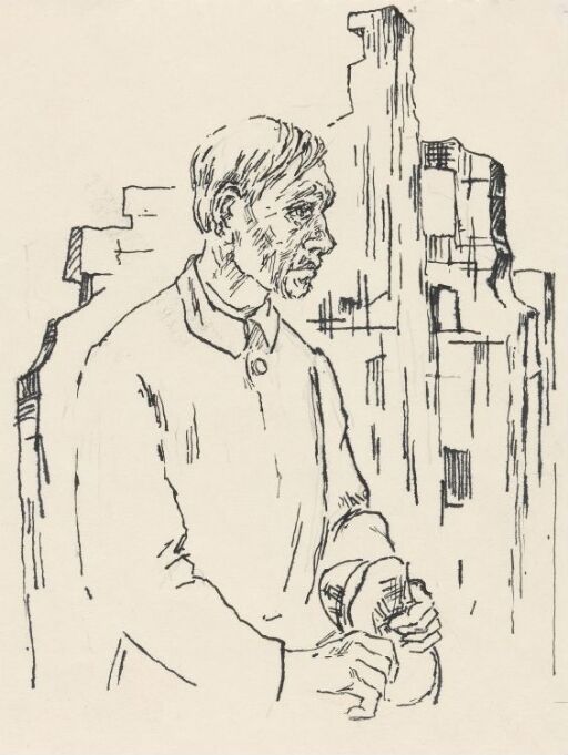 Illustrasjon til M. Sjolokhov, "En manns skjebne", 1960