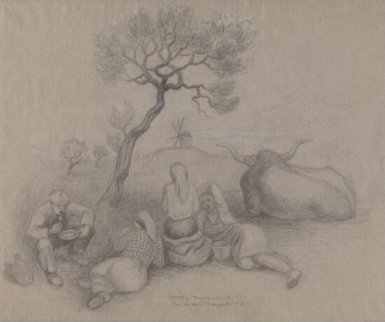 Rastende bønder, Carnaxides, Portugal