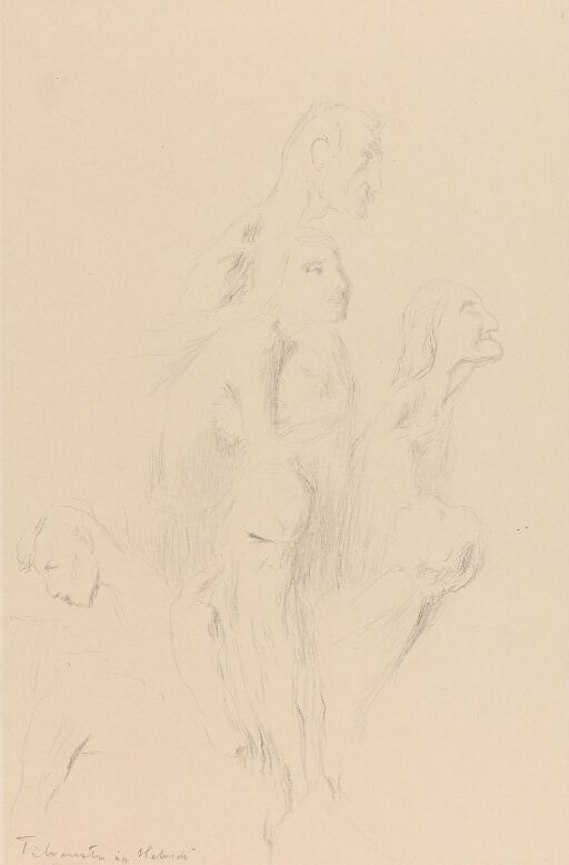 Seks svevende mennesker