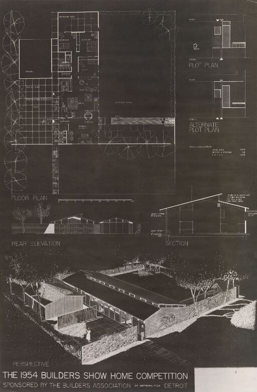 The 1954 Builders Show Home Competition