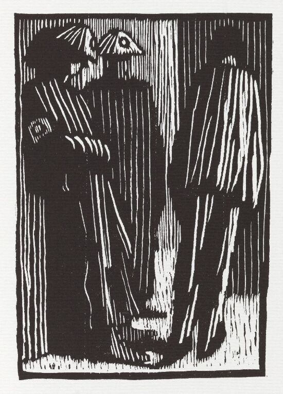 "And when He came near He heard within the city the tread of the feet of joy..."