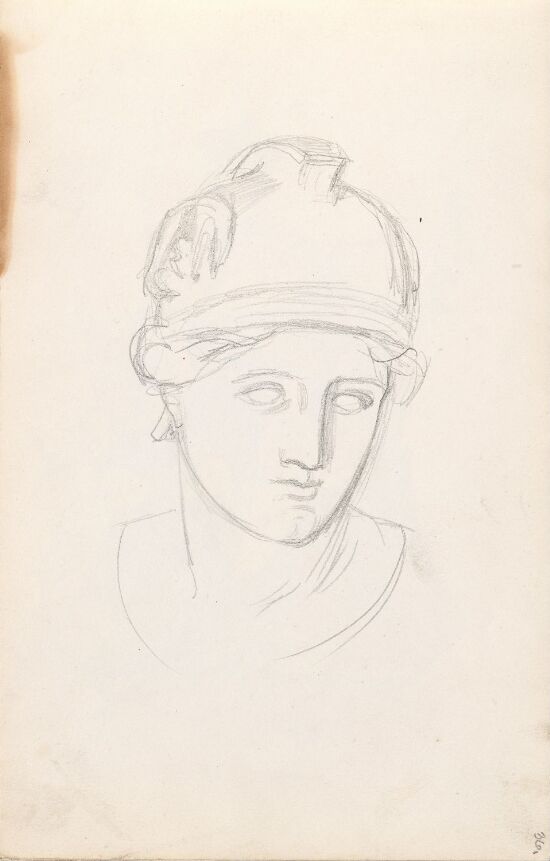 Studie av skulpturhode