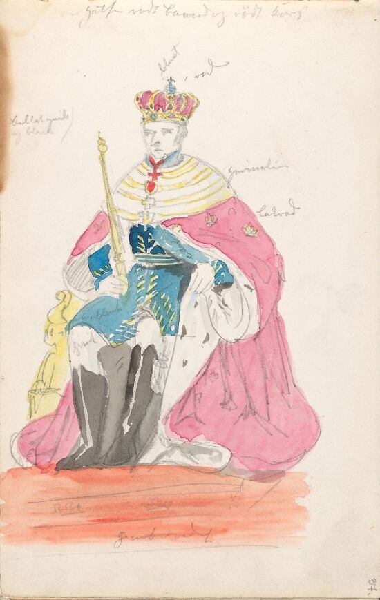 Kong Karl III Johans kroning, etter Jacob Munch