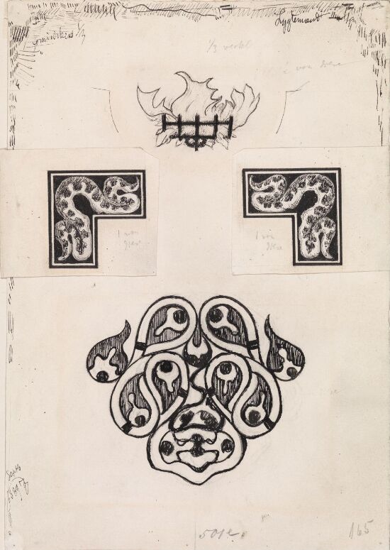 Lyktemenn. Tittel-, begynnelses- og sluttvignett