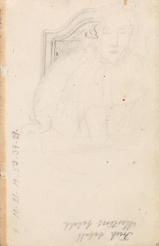 Sittende mannsskikkelse