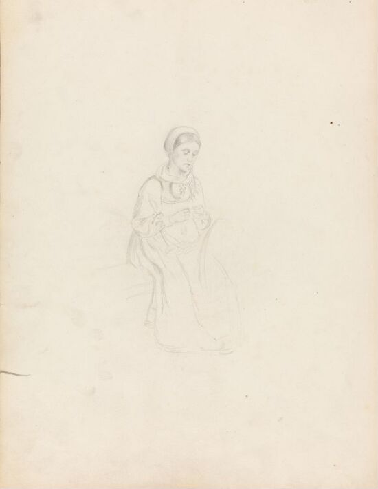 Jente som spinner, Numedal