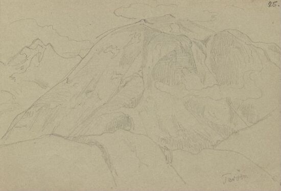 Englafjell og Ulvanosa sett fra Terøya