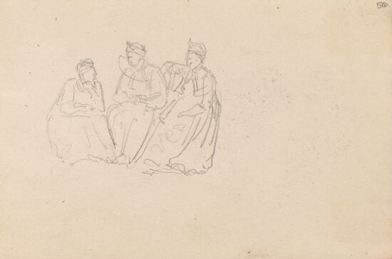 Figurstudier fra bryllup i Gulsvik