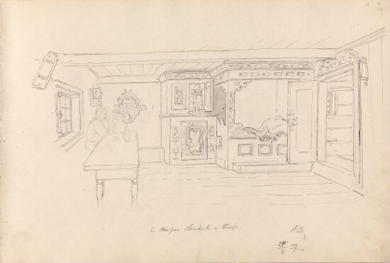 Bondestue, Sandåk i Vinje