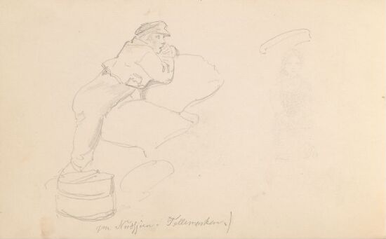 Mannsfigur, Norsjø i Telemark