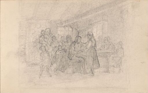 Figurscene i interiør